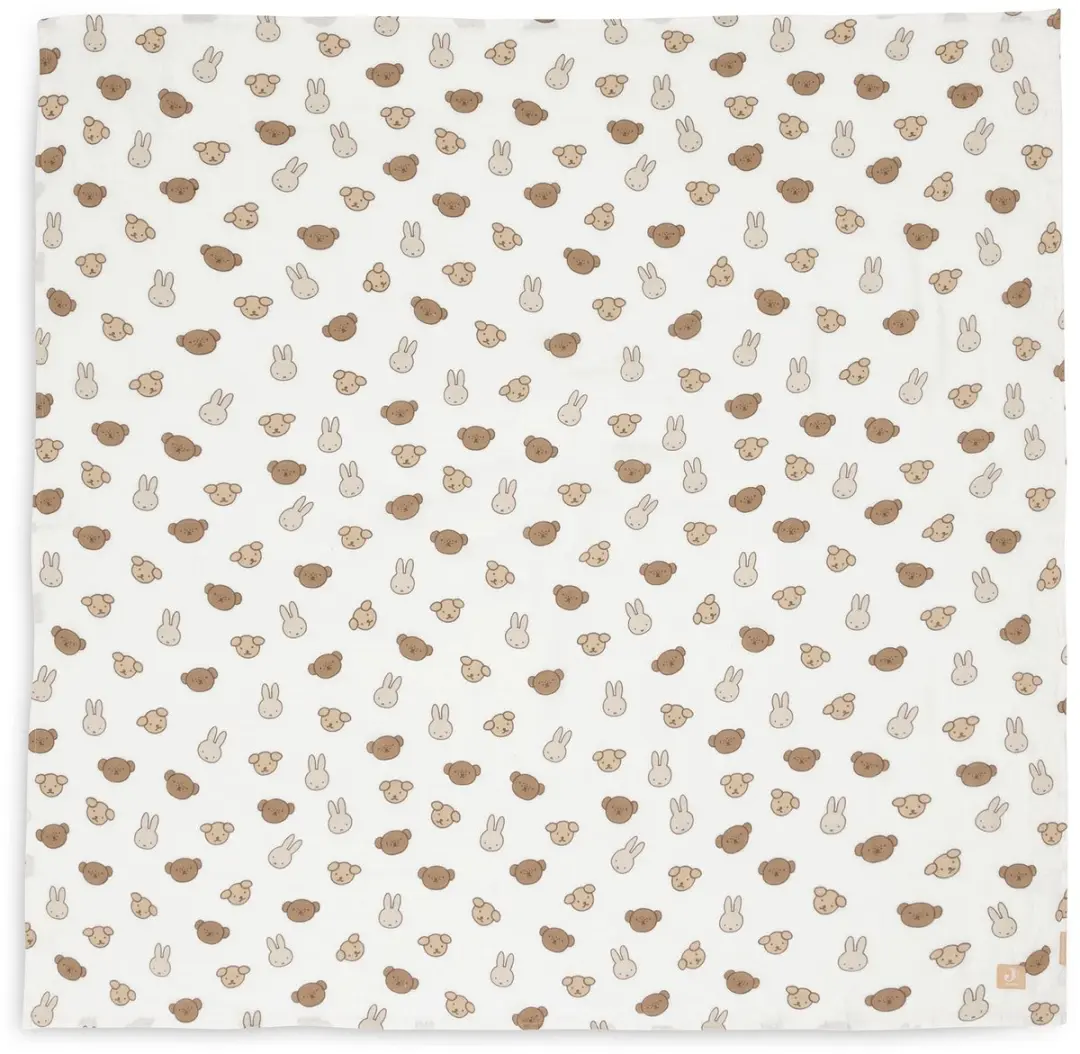 Jollein Hydrofiele Doek Large Miffy and Friends - 2 Stuks