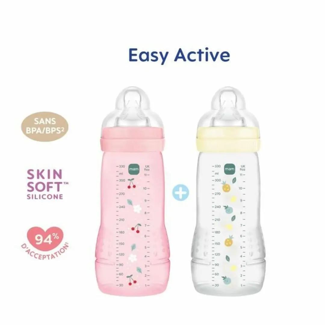 MAM Easy Active Babyfles 330ml - 2 Stuks