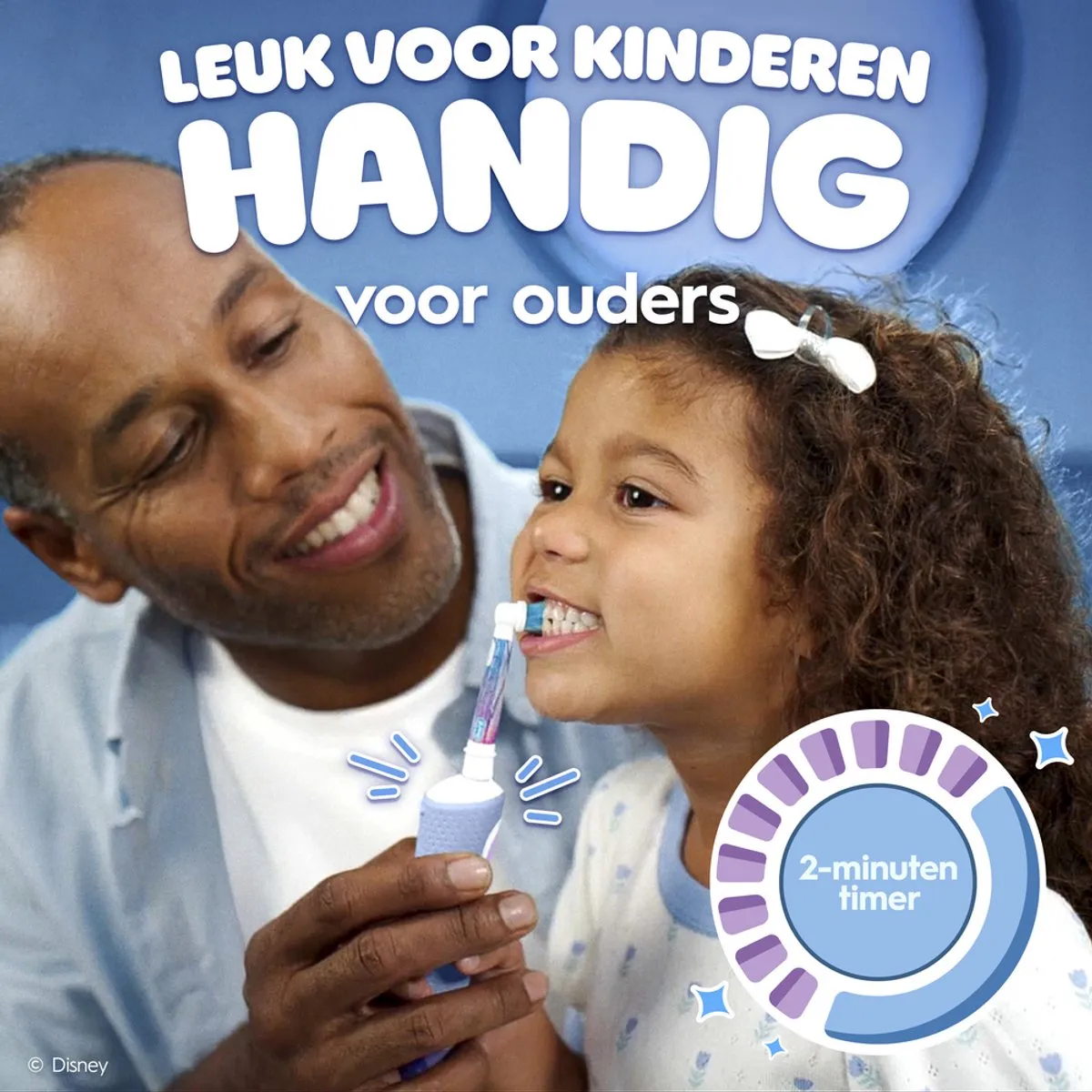 Oral-B Pro Kids Disney Frozen Elektrische Tandenborstel - Blauw - afbeelding 6 van 6