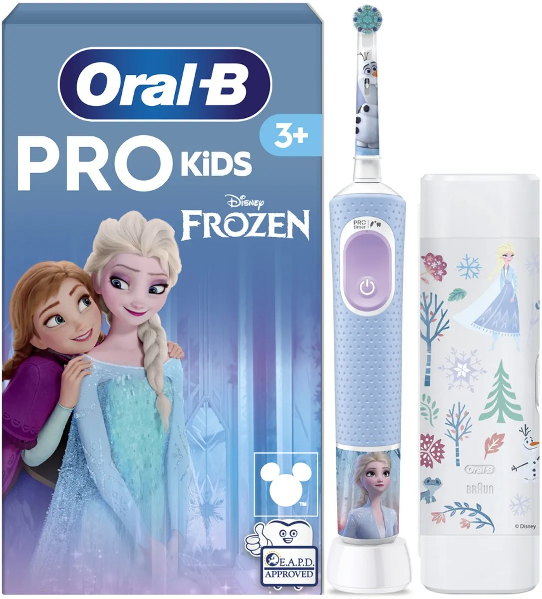 Oral-B Pro Kids Disney Frozen Elektrische Tandenborstel - Blauw