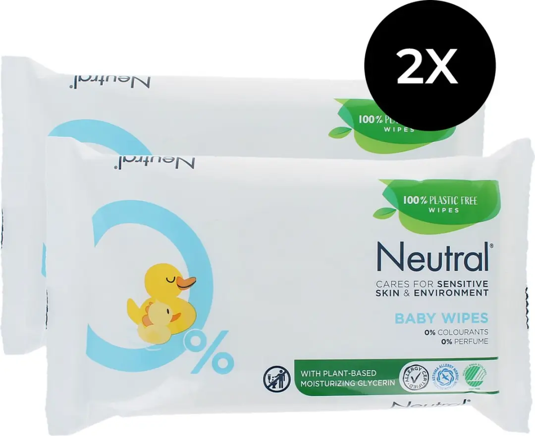 Neutral Baby Wipes 104 Stuks