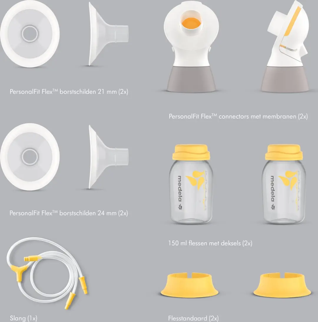 Medela Classic PersonalFit Flex Afkolfset - 21/24mm - 4 Stuks