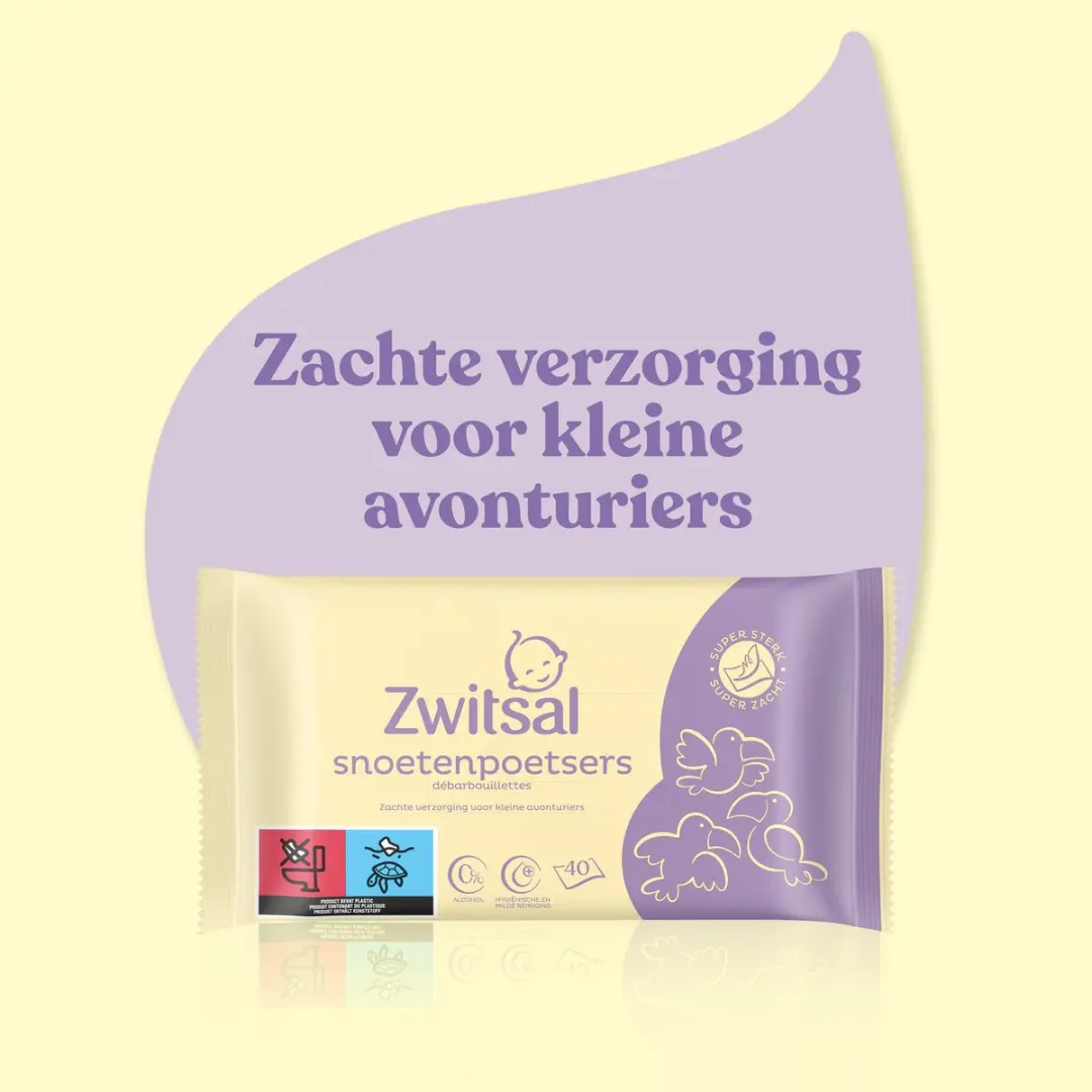 Zwitsal Snoetenpoetsers - 480 Stuks (12x40)