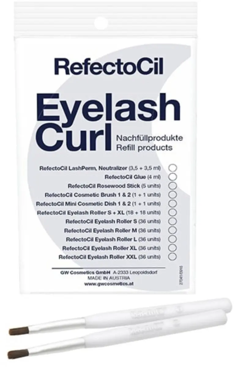 Refectocil Eyelash Curl Refill Brush - 2 Stuks Wit