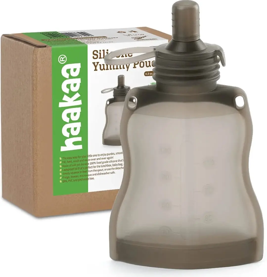 Haakaa Yummy Pouch Siliconen Herbruikbaar Zakje 130ml