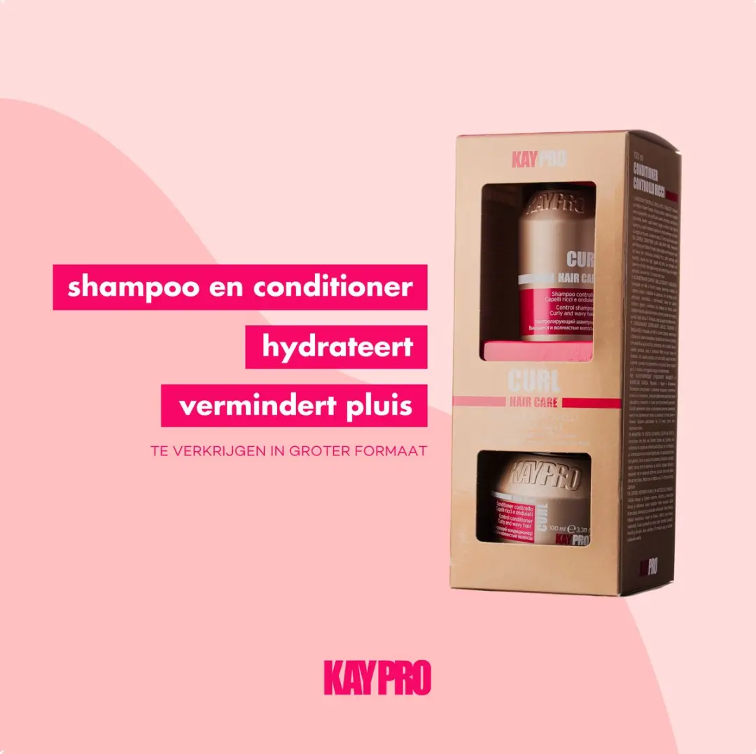 KayPro Travel Size Curl Shampoo & Conditioner 100ml - 2 Stuks