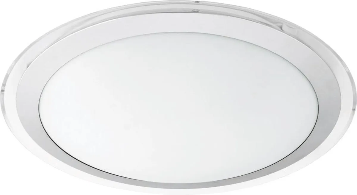 Eglo Competa 1 Wandlamp - Ø435mm - Wit/Zilver