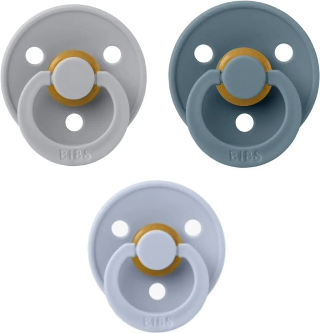 BIBS Fopspenen 0-6 Maand Set 3 Stuks