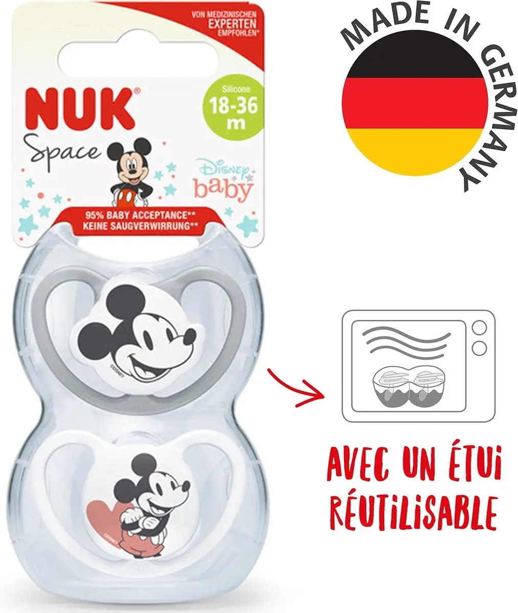 NUK Space Disney Baby Fopspenen 2 Stuks