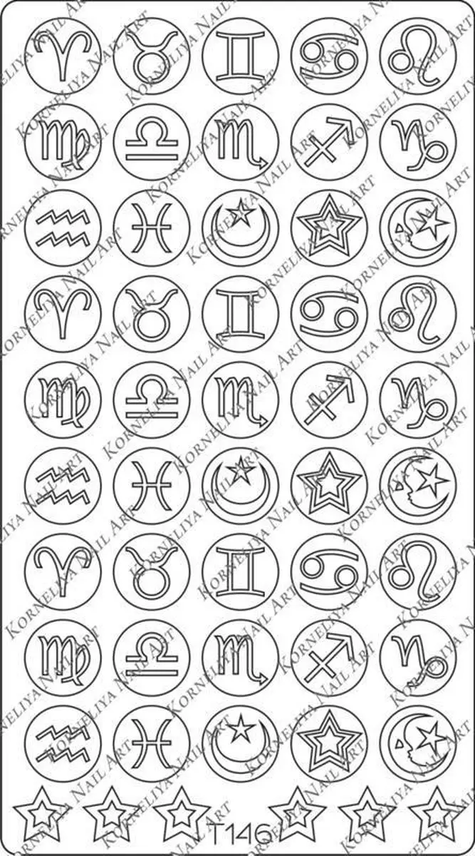 Korneliya Nail Art Stickers Deep Design Nr 146