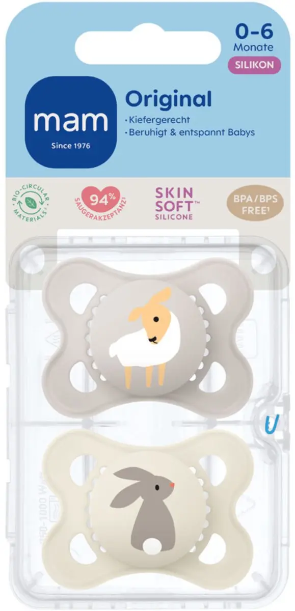 MAM Original Pure Silikon Fopspeen 0-6mnd