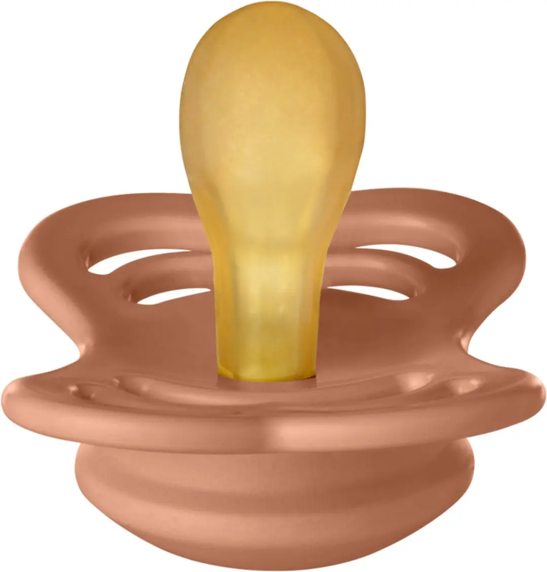 BIBS Supreme Fopspeen Maat 1 - Latex Peach