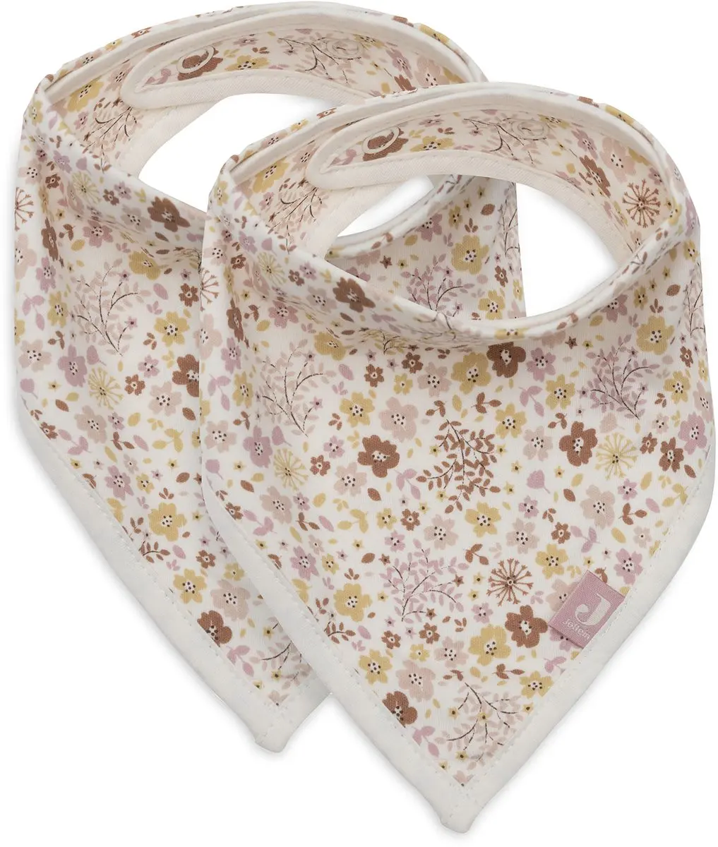 Jollein Slabbetjes Bandana Flower Fairies - 2 Stuks