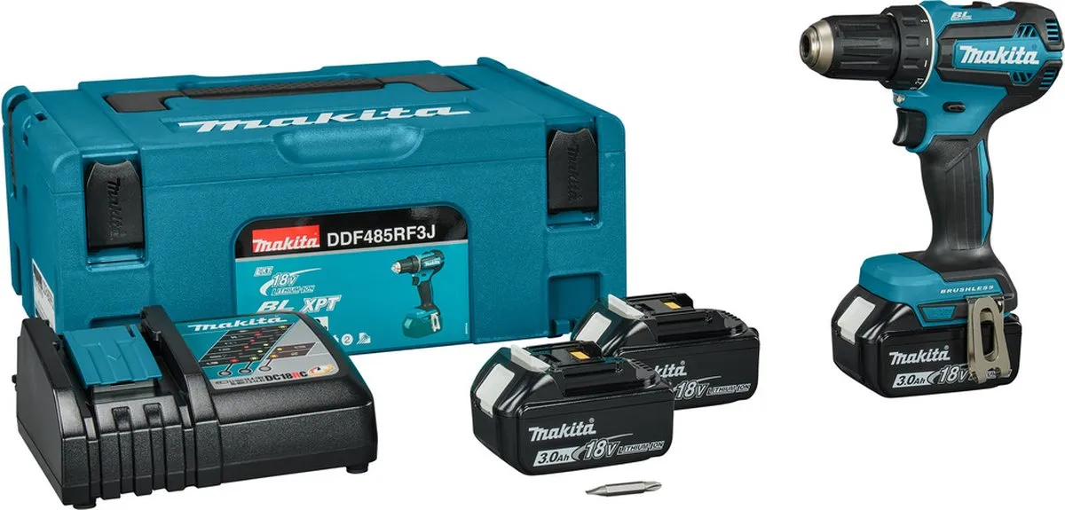 Makita DDF485RF3J Boor-schroefmachine