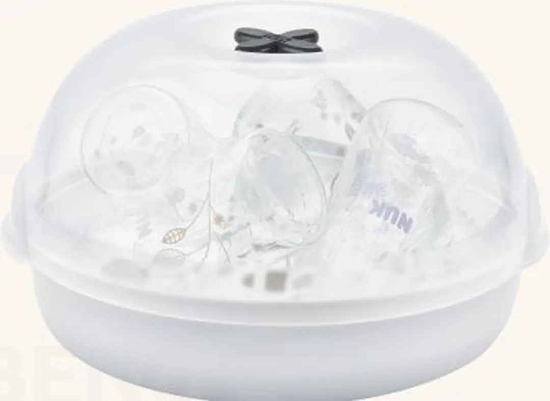 NUK MicroExpress Plus Magnetron Sterilisator - 4 Flessen - Wit