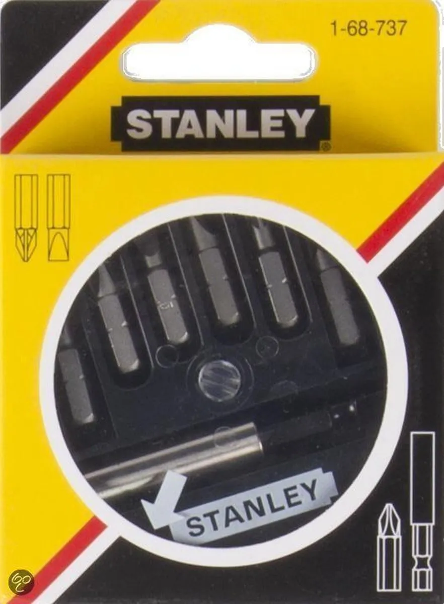 Stanley Assortiment Bits 7-delig - Metaal