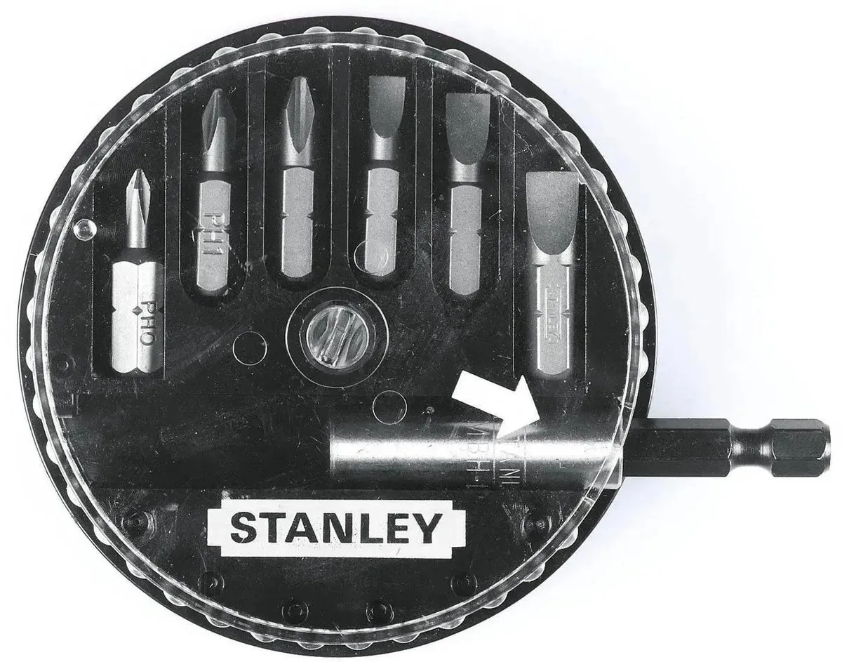 Stanley Assortiment Bits 7-delig - Metaal - afbeelding 6 van 6