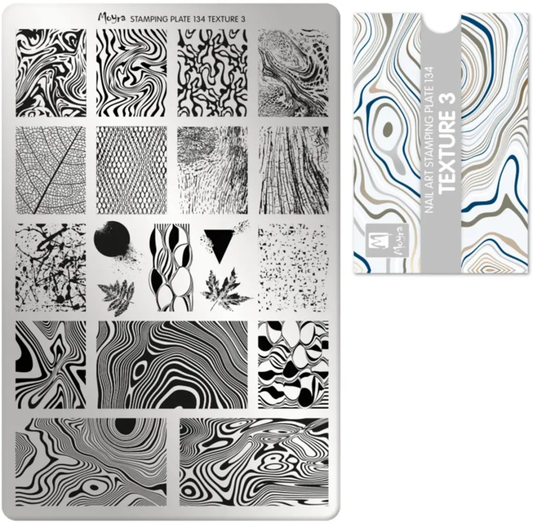 Moyra Stamping Plate 134 TEXTURE 3