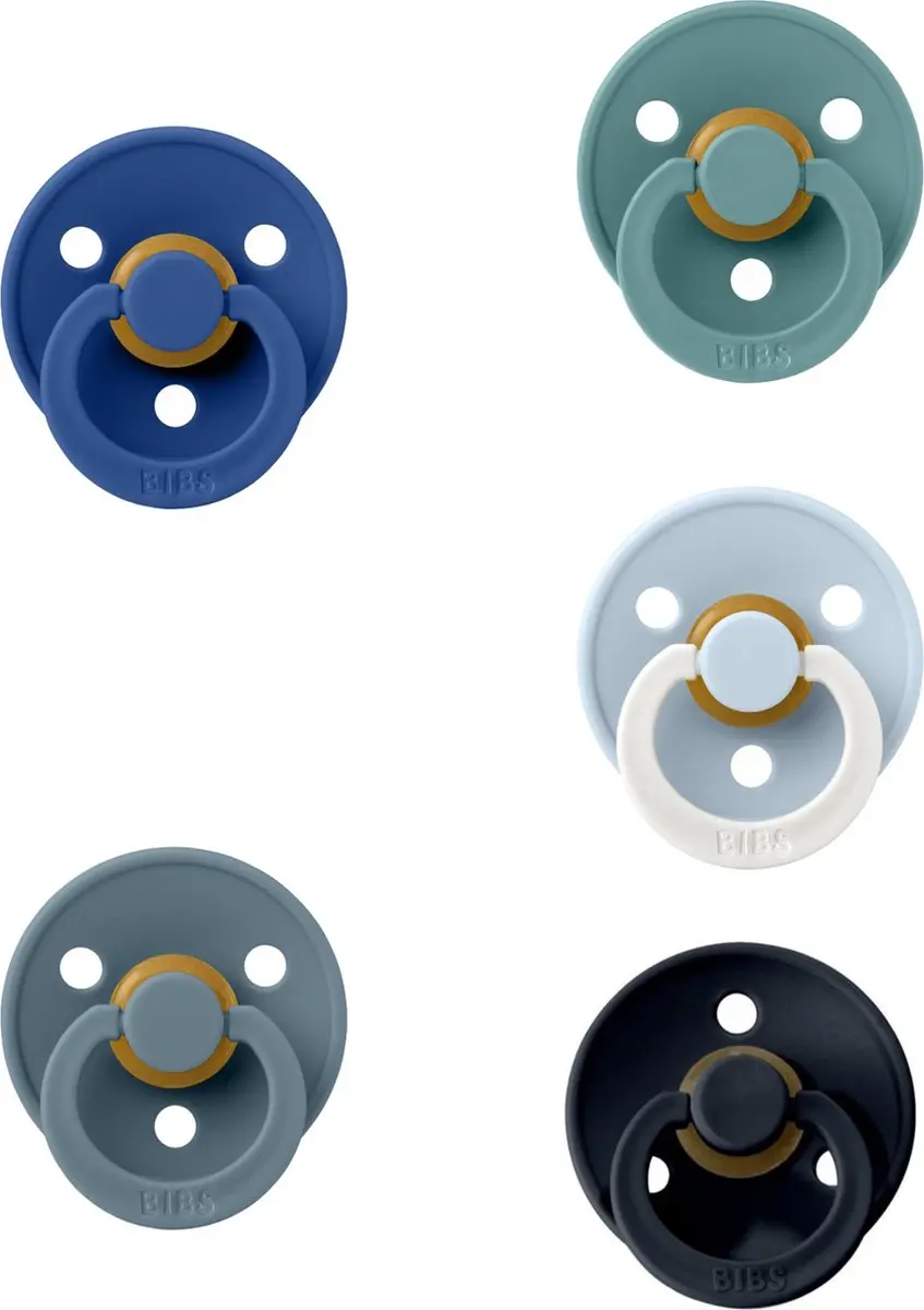 BIBS Fopspenen 6-18 Maand Set 5 Stuks