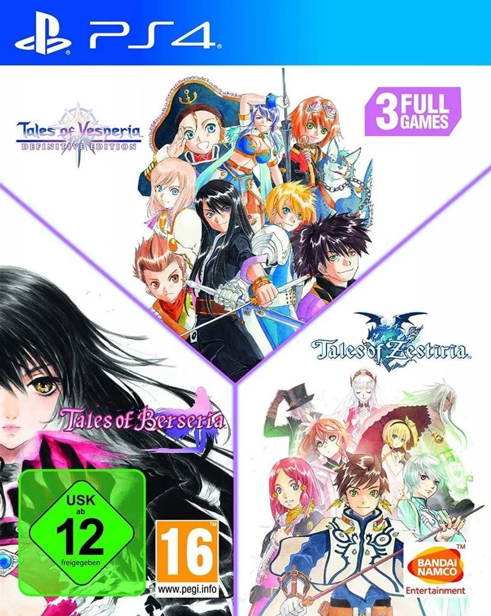 Bandai Namco Tales of Zestiria Berseria Vesperia