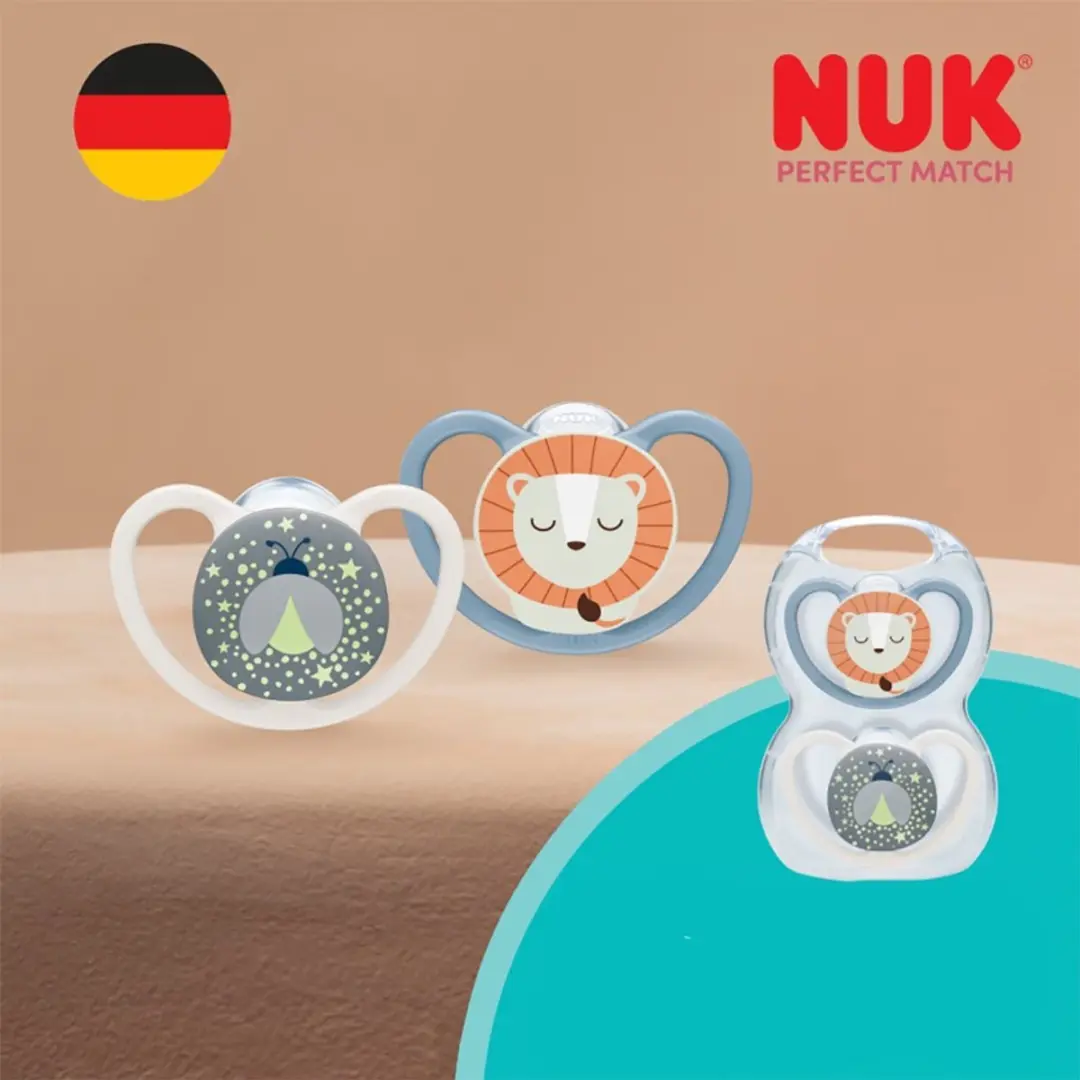 NUK Perfect Match Air Night Fopspeen Glow in the Dark - 2 Stuks