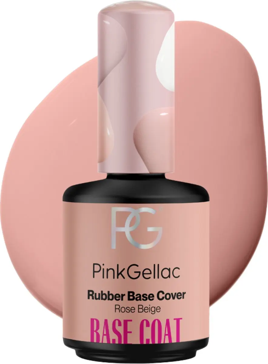 Pink Gellac Base Coat Rubber Base Rose Beige 15ml