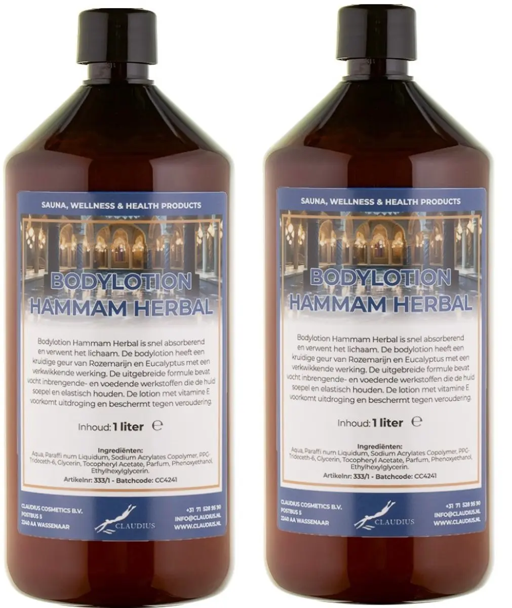 Splashbox Cosmetics Hammam Herbal Bodylotion 2 Liter