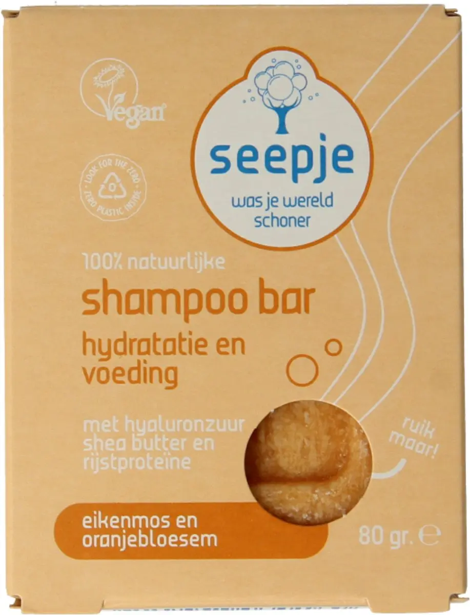 Seepje Eikenmos & Neroli Shampoo Bar 80g