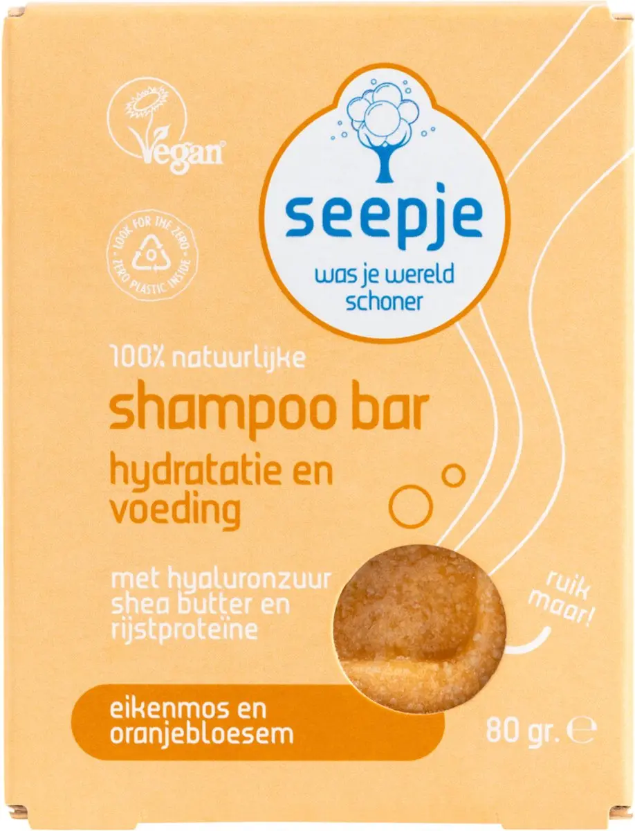 Seepje Eikenmos & Neroli Shampoo Bar 80g