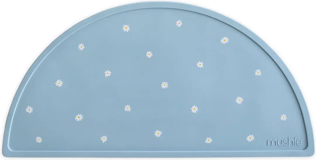 Mushie Siliconen Placemat White Daisy