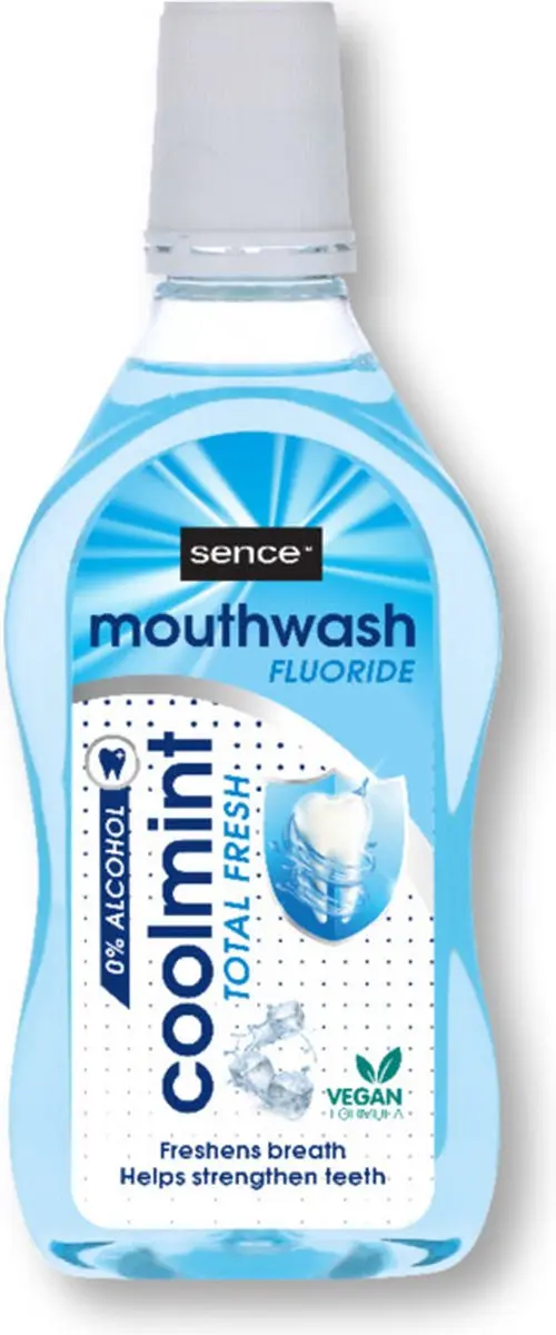 Sence Mondwater Coolmint 500ml - 12 Stuks