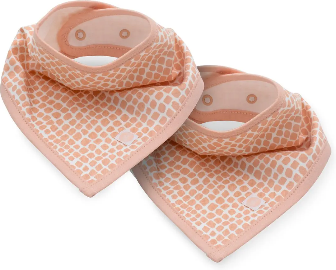 Jollein Slab Bandana Snake - 2 Stuks - Roze