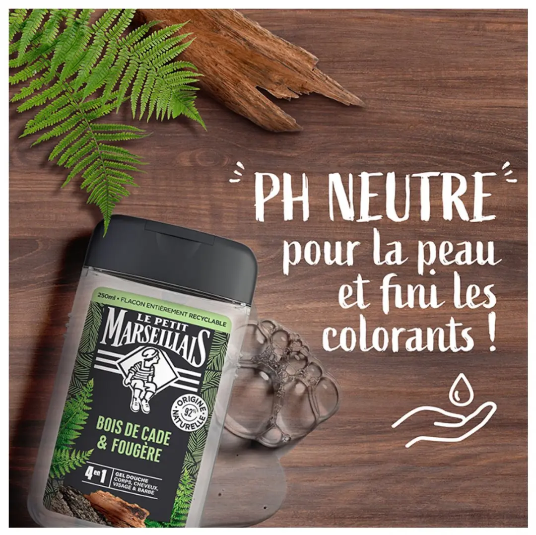 Le Petit Marseillais Verfrissende Douchegel Cade Hout & Varen 250ml
