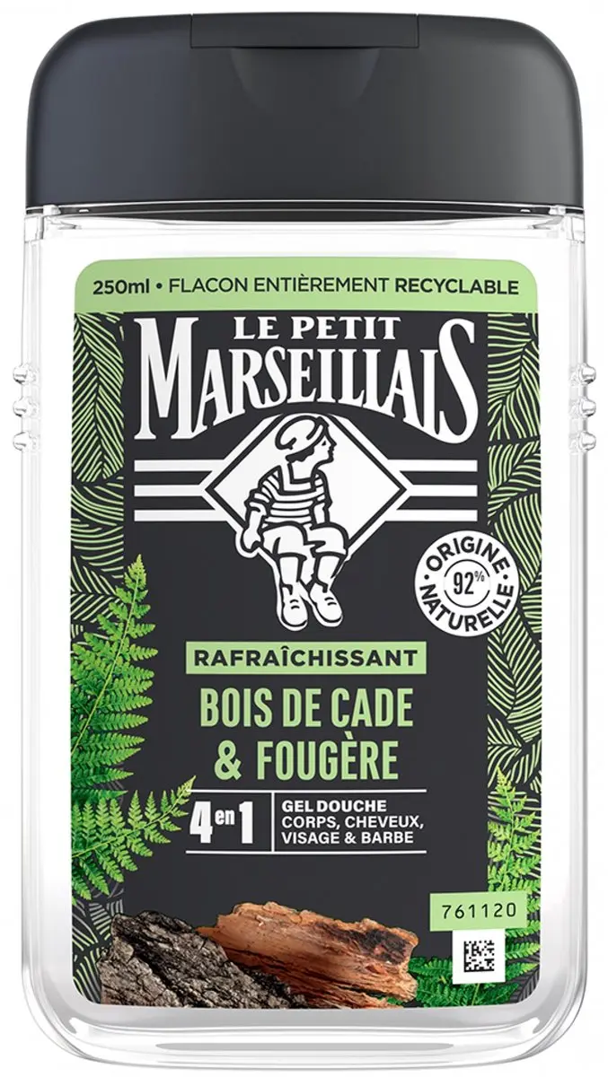 Le Petit Marseillais Verfrissende Douchegel Cade Hout & Varen 250ml