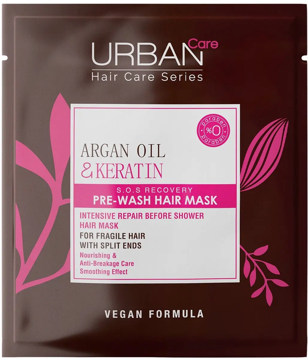 Urban Care Argan Oil & Keratin Pre-Wash Mask 50ml