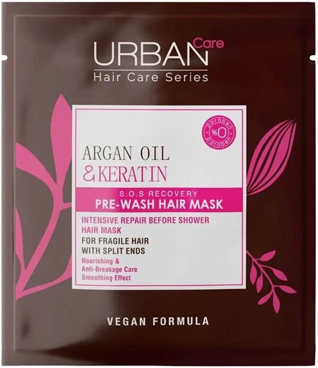 Urban Care Argan Oil & Keratin Pre-Wash Mask 50ml