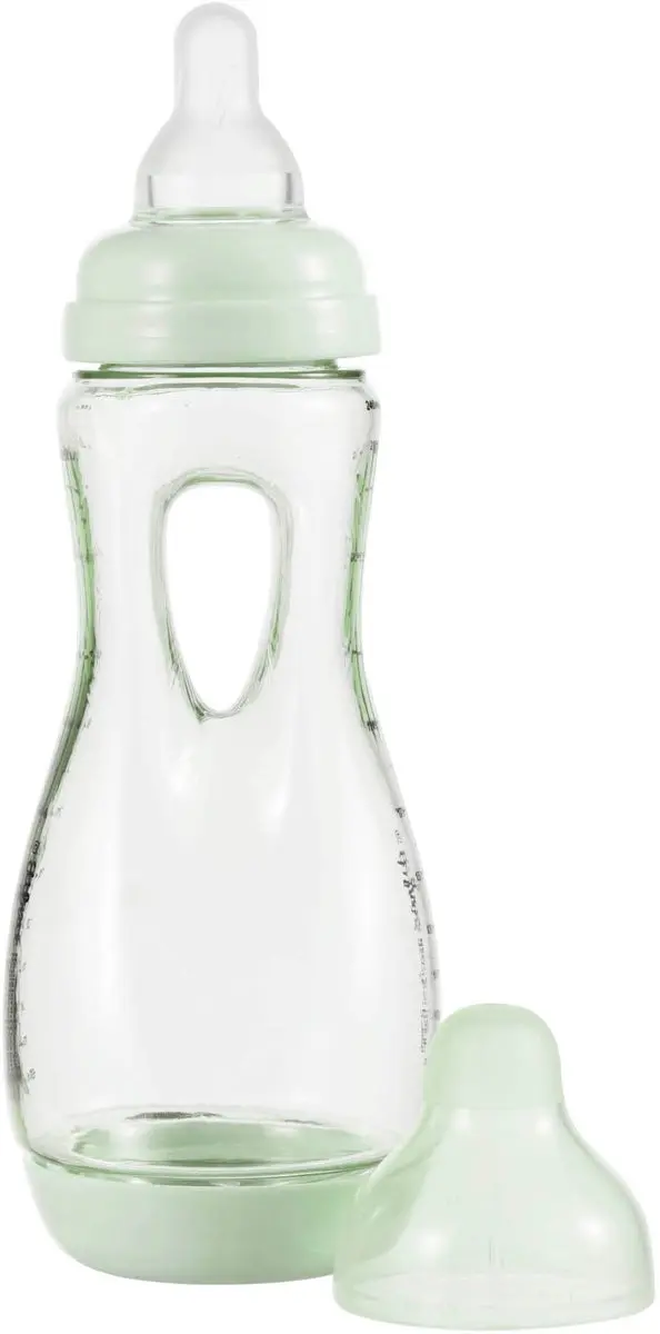 Difrax Handgreepfles 240ml - Lichtgroen - Anti Colic