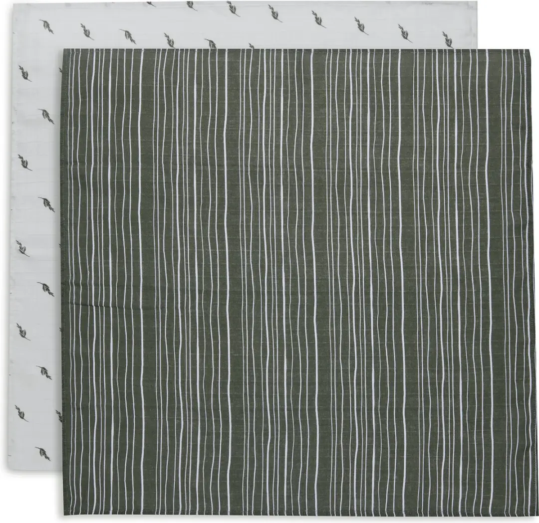 Jollein Hydrofiele Doek Small 70x70cm Stripe&Olive