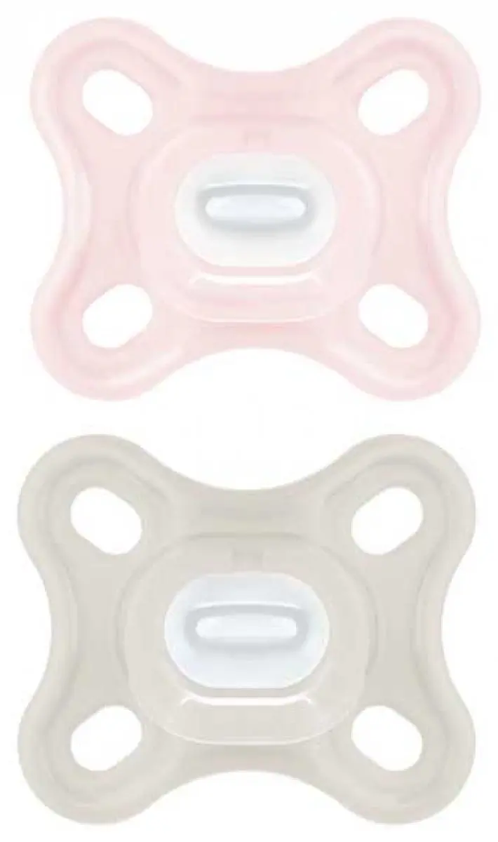 MAM Comfort Fysiologische Fopspeen Roze - Set van 2