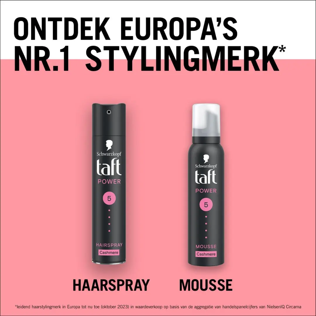 Taft Hairspray Power Cashmere 6x250ml - Vegan