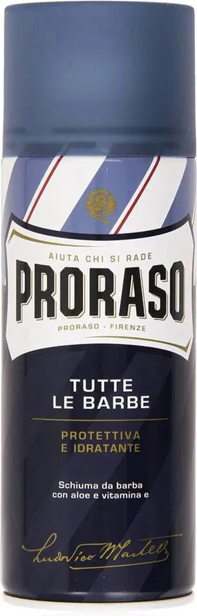 Proraso Blauw Scheerschuim Protective Aloe + Vit E