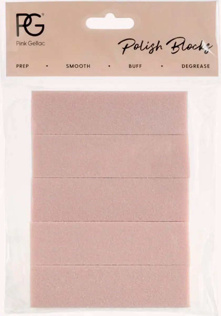 Pink Gellac Polijstblok Set 55 Stuks - 33g