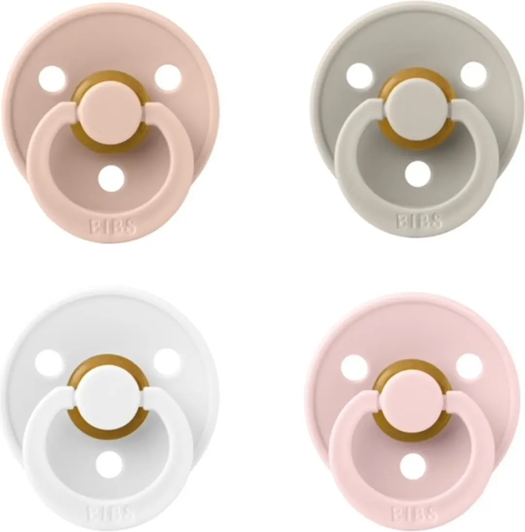 BIBS Fopspeen Set 4 Stuks