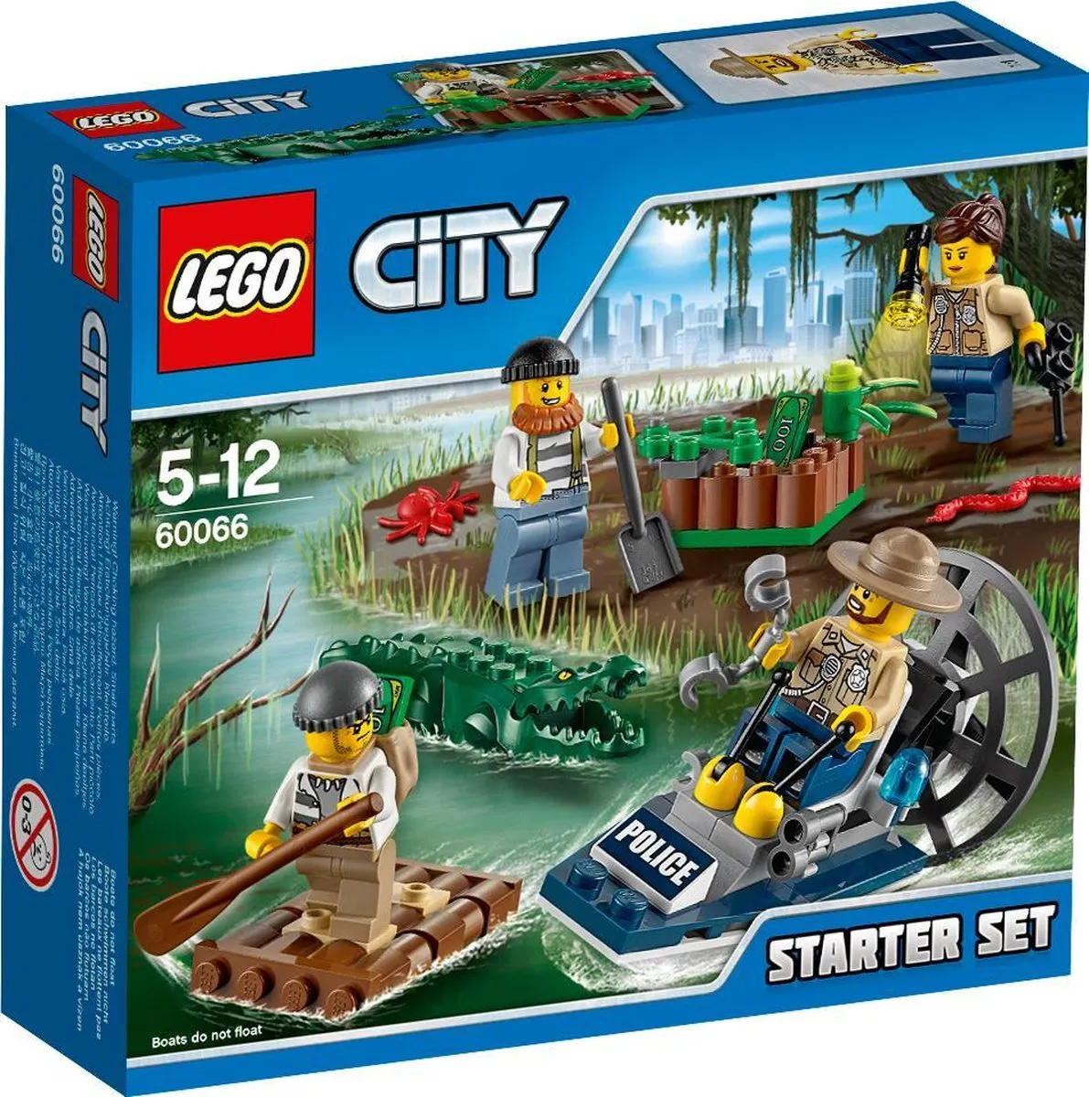 LEGO City Moeraspolitie Startset 60066