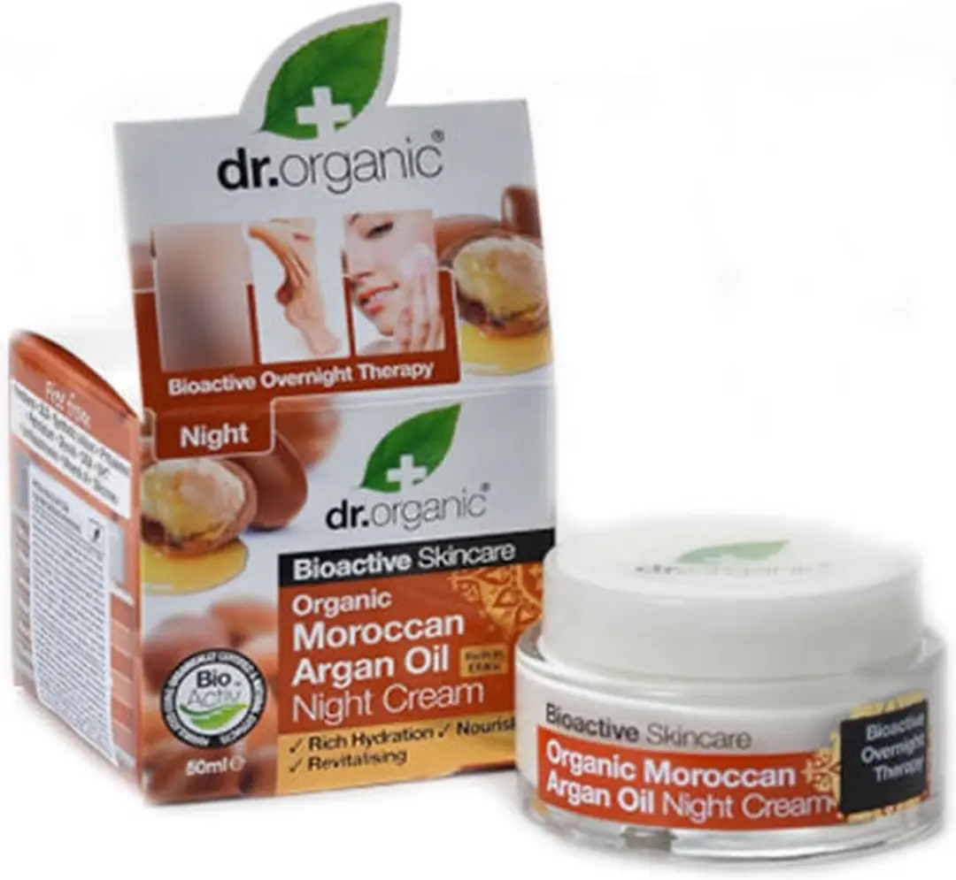 Dr Organic Arganolie Nachtcrème 50ml - Gezicht