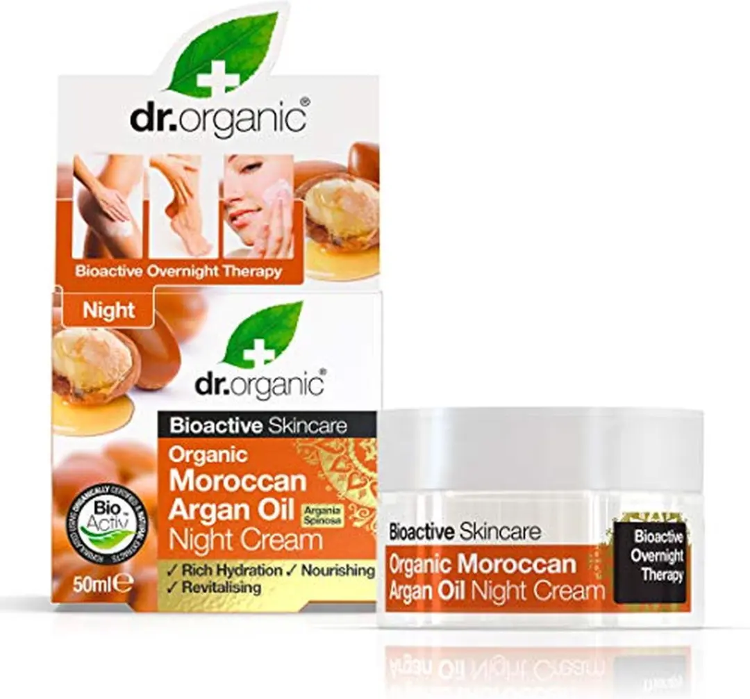 Dr Organic Arganolie Nachtcrème 50ml - Gezicht