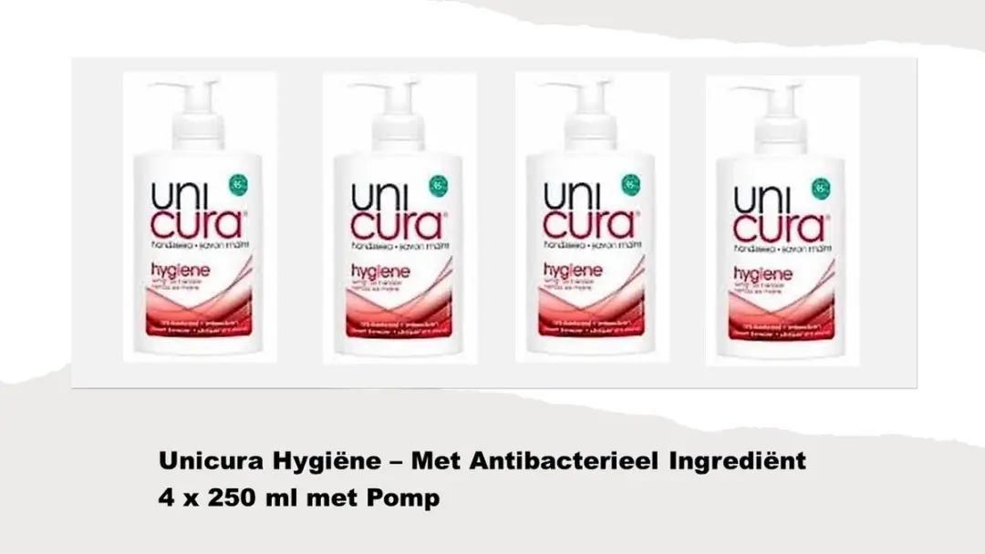 Unicura Handzeep met Pomp - 4x250ml