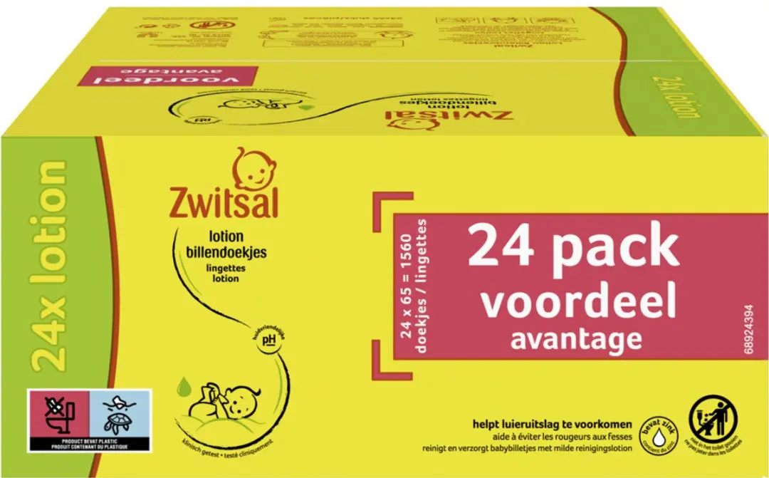 Zwitsal Billendoekjes Lotion