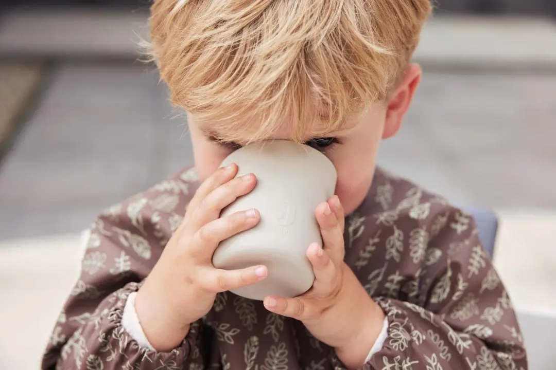 Jollein Kinderserviesset Siliconen - 4-delig Nougat
