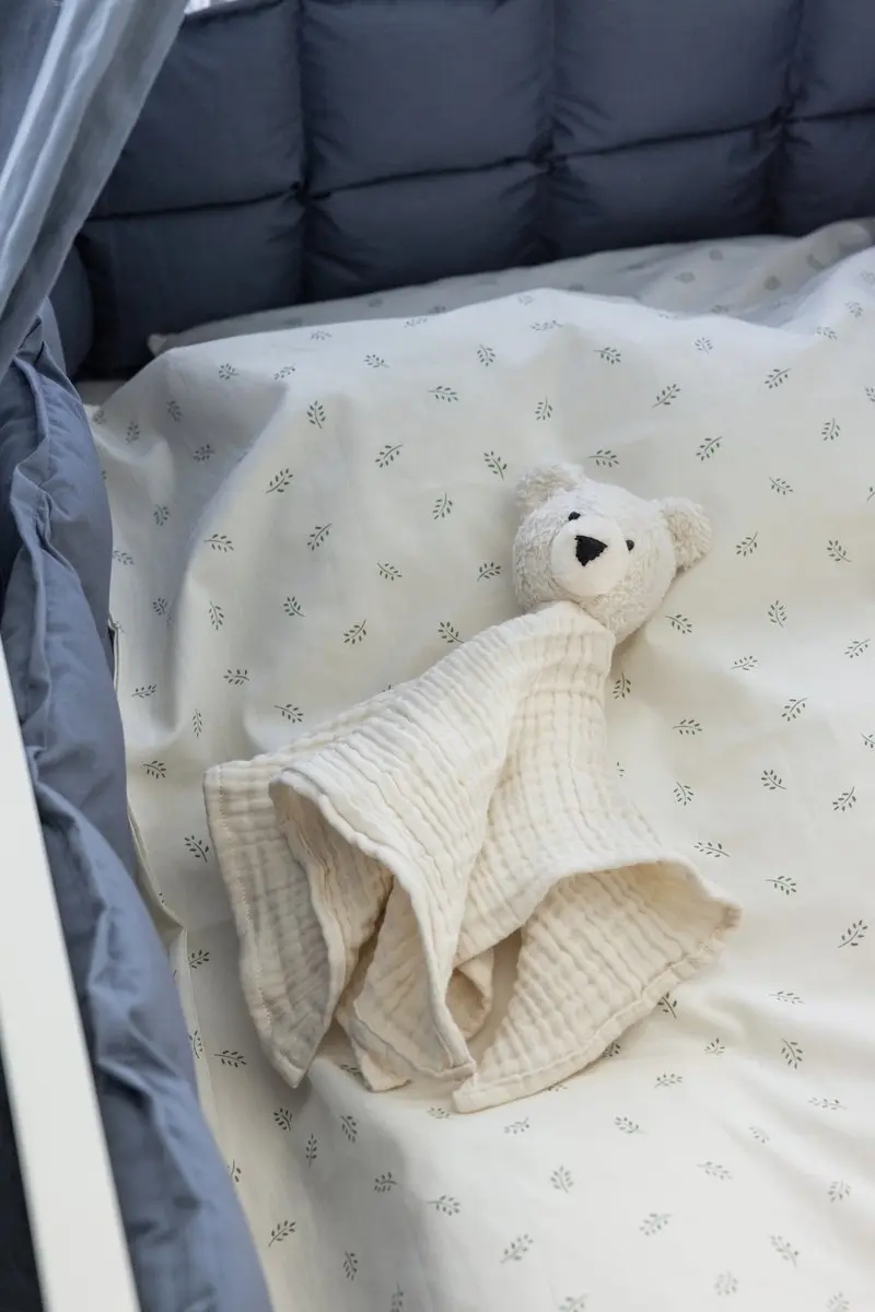 Sebra Knuffeldoek IJsbeer Comfort Blanket Beary the Polarbear - Print